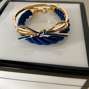Kate Spade Set of 2 Blue and Gold Bracelets